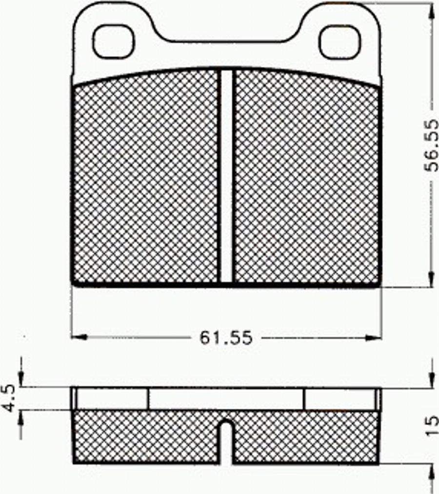 Pex 7146 - Kit pastiglie freno, Freno a disco autozon.pro