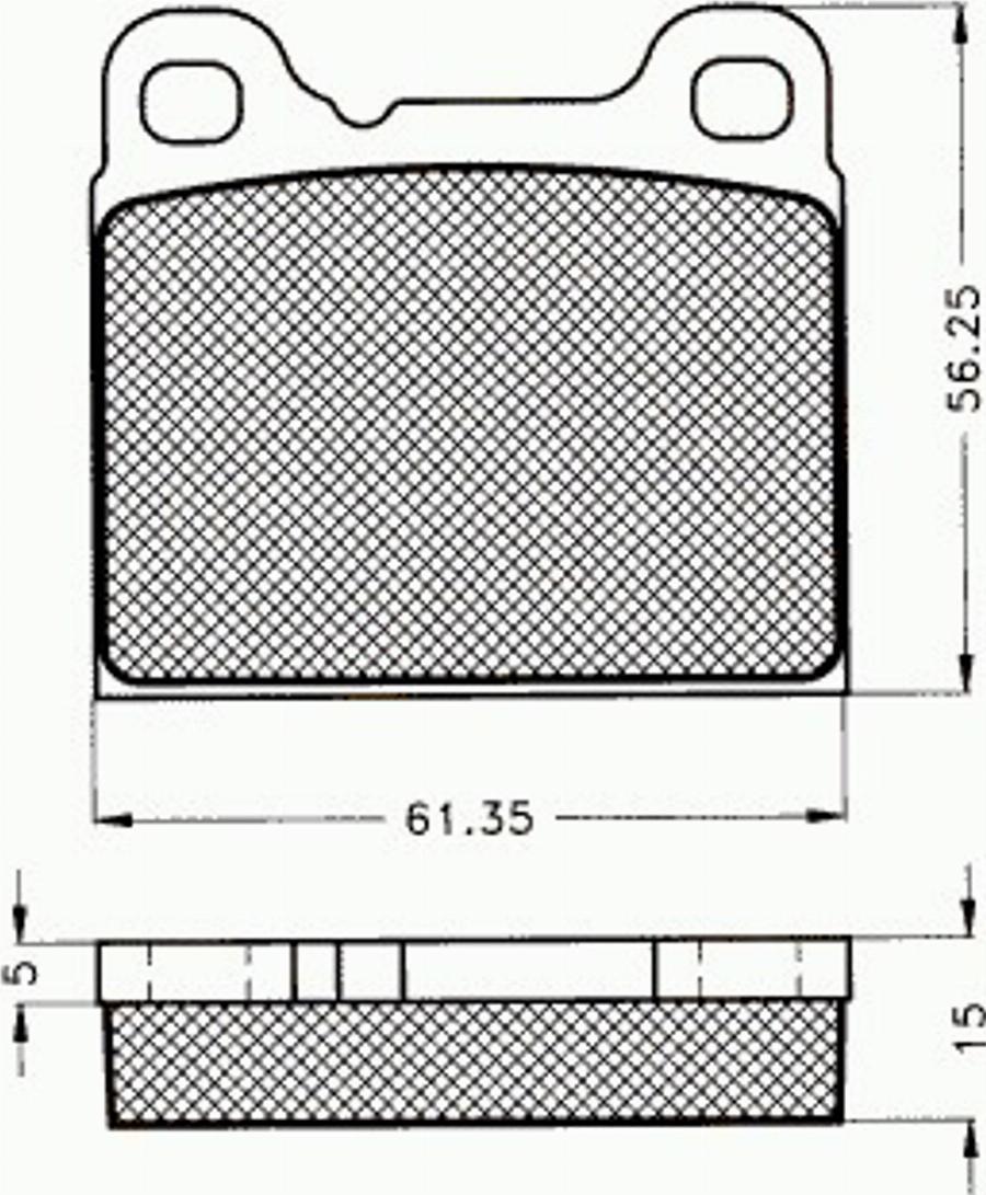 Pex 7141 - Kit pastiglie freno, Freno a disco autozon.pro