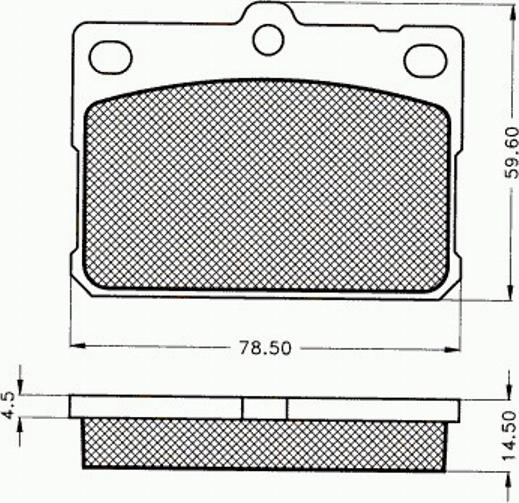 Pex 7169 - Kit pastiglie freno, Freno a disco autozon.pro