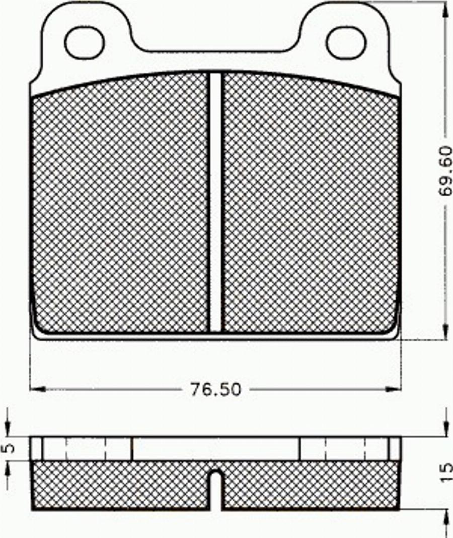 Pex 7160 - Kit pastiglie freno, Freno a disco autozon.pro