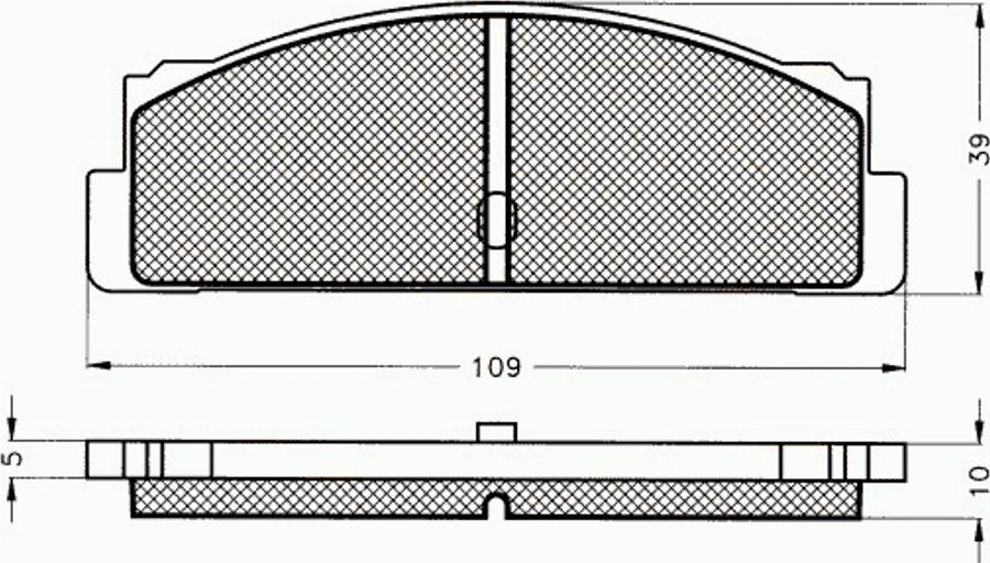 Pex 7119 - Kit pastiglie freno, Freno a disco autozon.pro