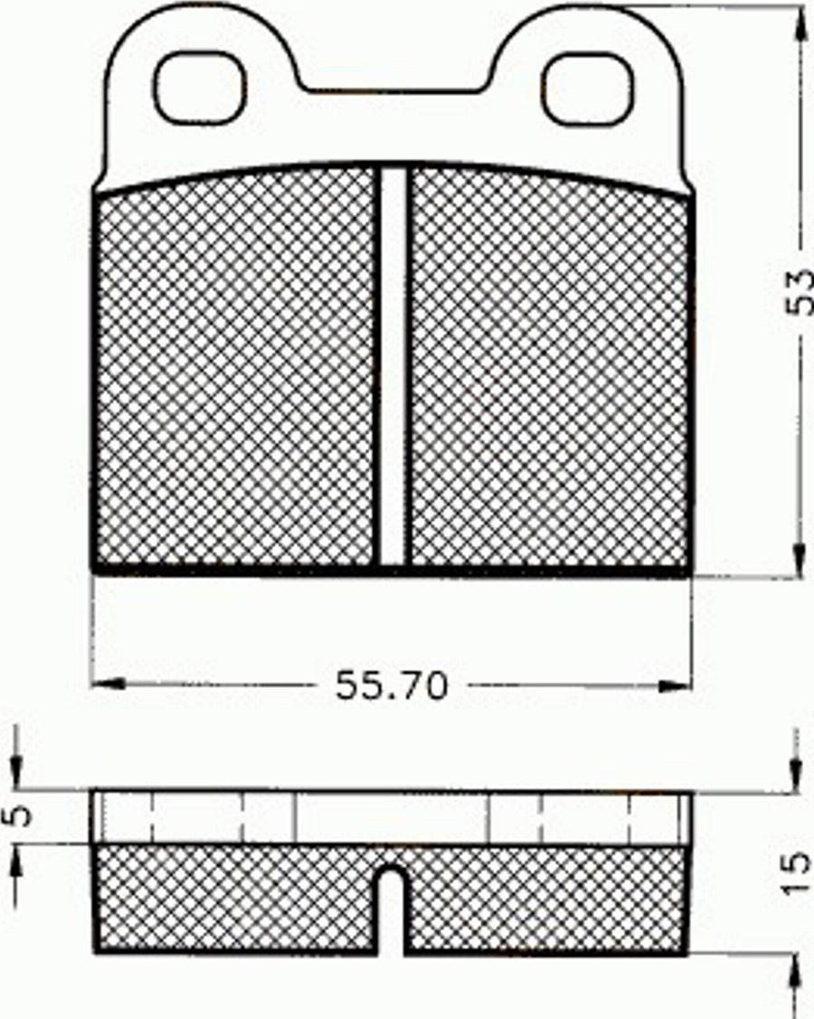 Pex 7115 - Kit pastiglie freno, Freno a disco autozon.pro