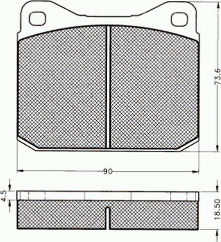 Pex 7180 - Kit pastiglie freno, Freno a disco autozon.pro