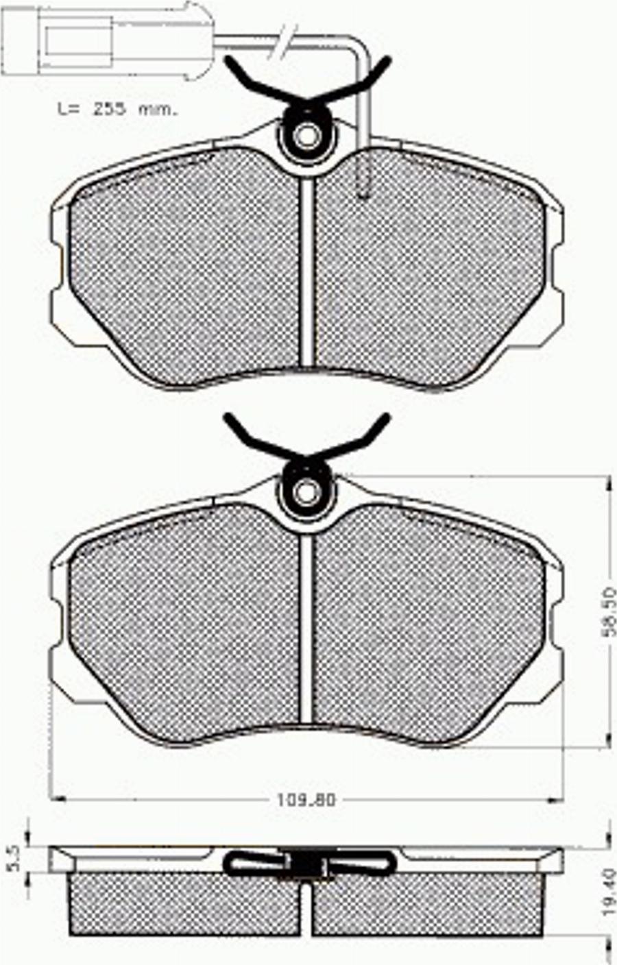 Pex 7131 - Kit pastiglie freno, Freno a disco autozon.pro