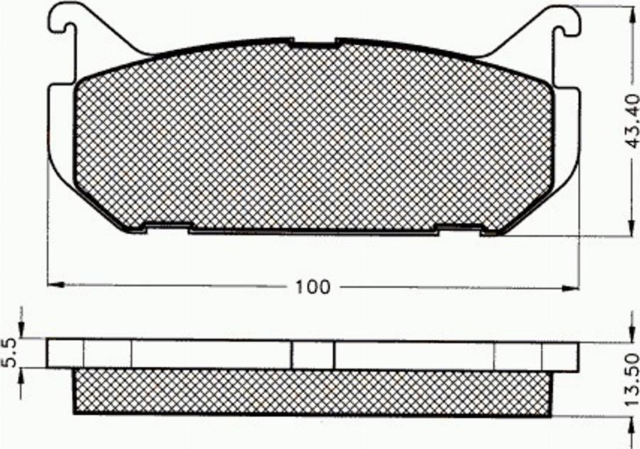 Pex 7129 - Kit pastiglie freno, Freno a disco autozon.pro