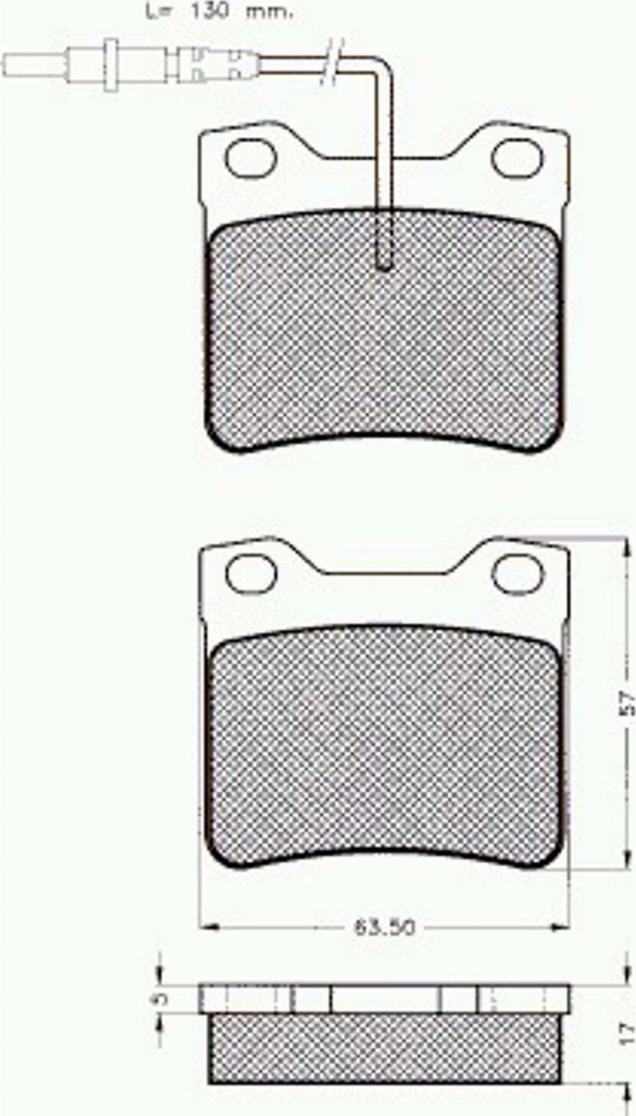 Pex 7.128 - Kit pastiglie freno, Freno a disco autozon.pro