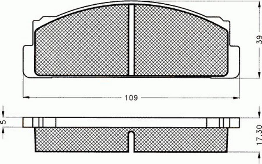 Pex 7122 - Kit pastiglie freno, Freno a disco autozon.pro