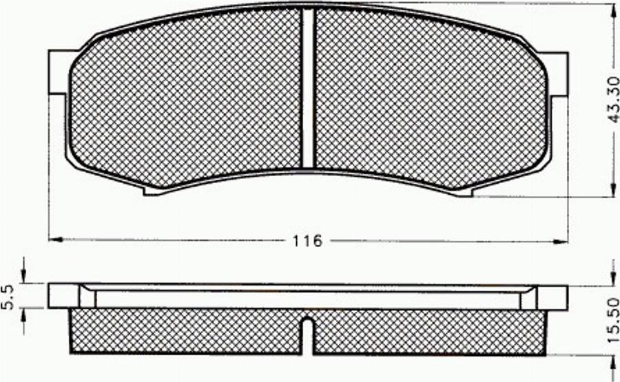 Pex 7.396 - Kit pastiglie freno, Freno a disco autozon.pro