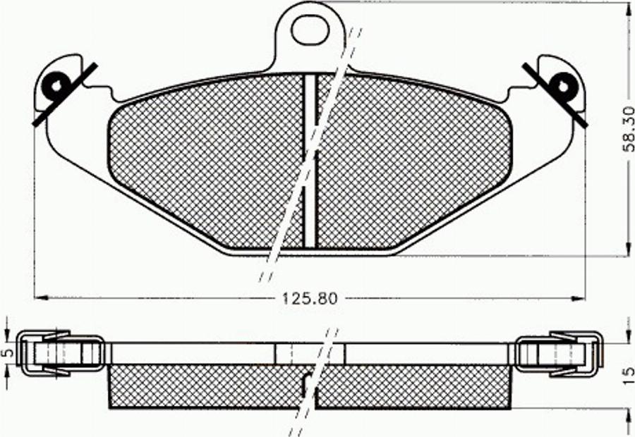 Pex 7.348 - Kit pastiglie freno, Freno a disco autozon.pro