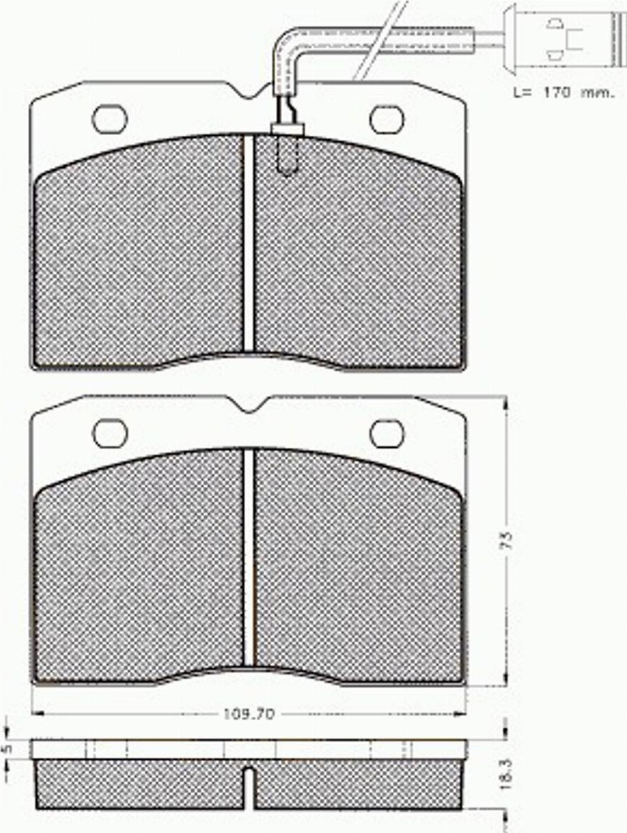 Pex 7.354 - Kit pastiglie freno, Freno a disco autozon.pro