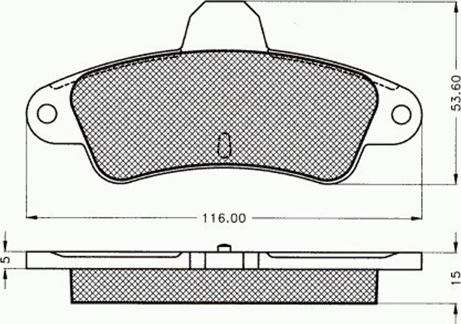 Pex 7.356 - Kit pastiglie freno, Freno a disco autozon.pro