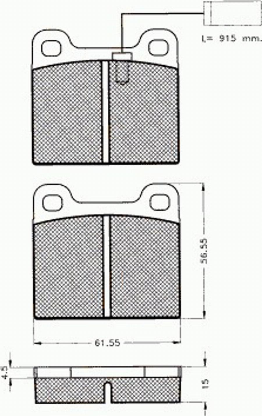 Pex 7367 - Kit pastiglie freno, Freno a disco autozon.pro