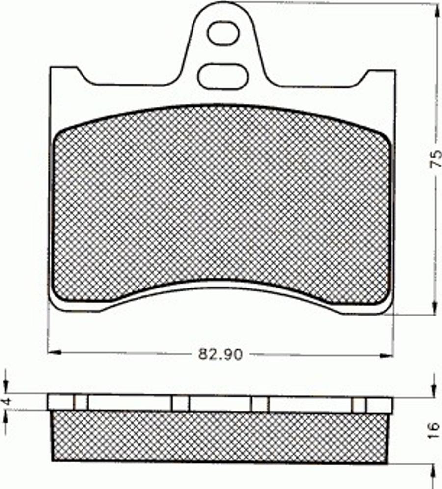 Pex 7302 - Kit pastiglie freno, Freno a disco autozon.pro