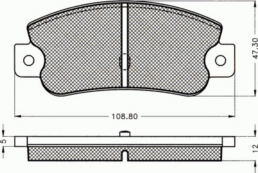 Pex 7310 - Kit pastiglie freno, Freno a disco autozon.pro