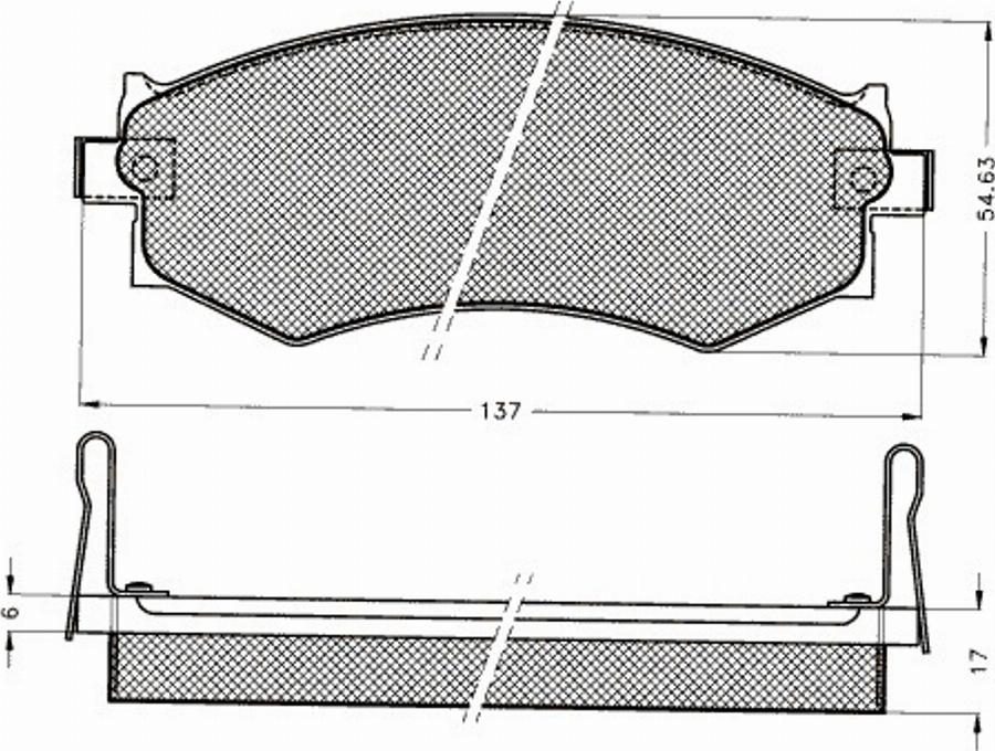 Pex 7384S - Kit pastiglie freno, Freno a disco autozon.pro