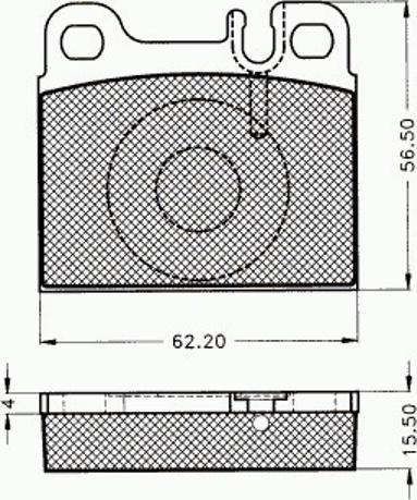 Pex 7381 - Kit pastiglie freno, Freno a disco autozon.pro