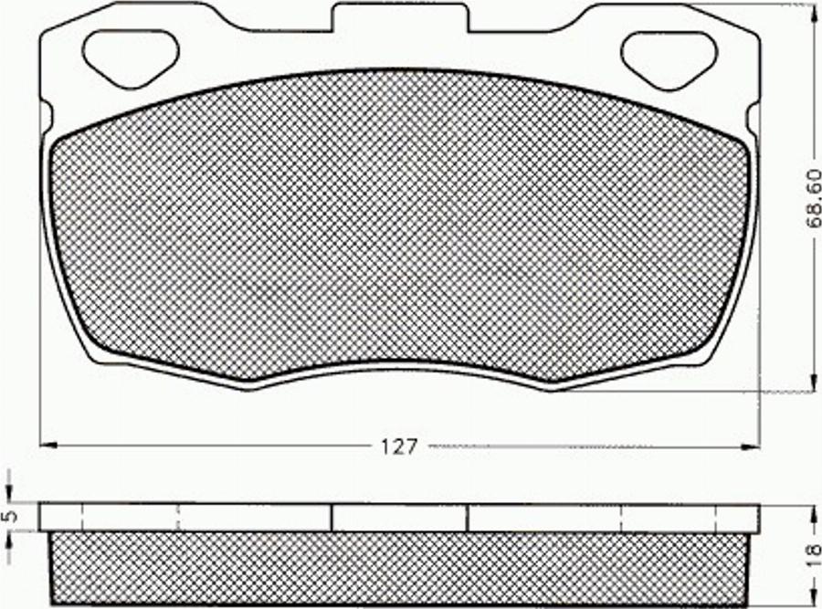 Pex 7.334 - Kit pastiglie freno, Freno a disco autozon.pro