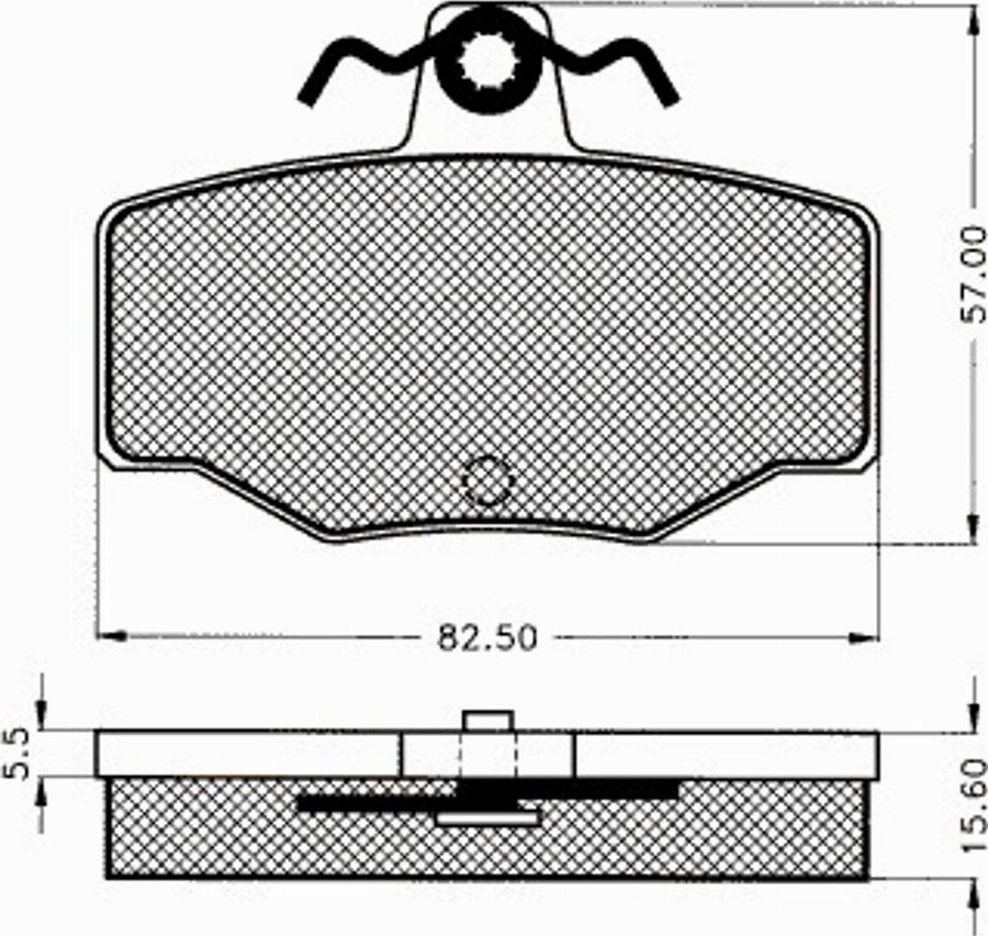 Pex 7335S - Kit pastiglie freno, Freno a disco autozon.pro