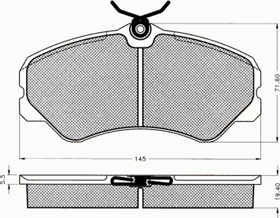 Pex 7.331 - Kit pastiglie freno, Freno a disco autozon.pro