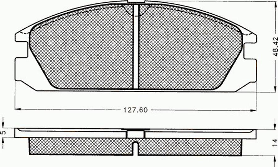 Pex 7325 - Kit pastiglie freno, Freno a disco autozon.pro