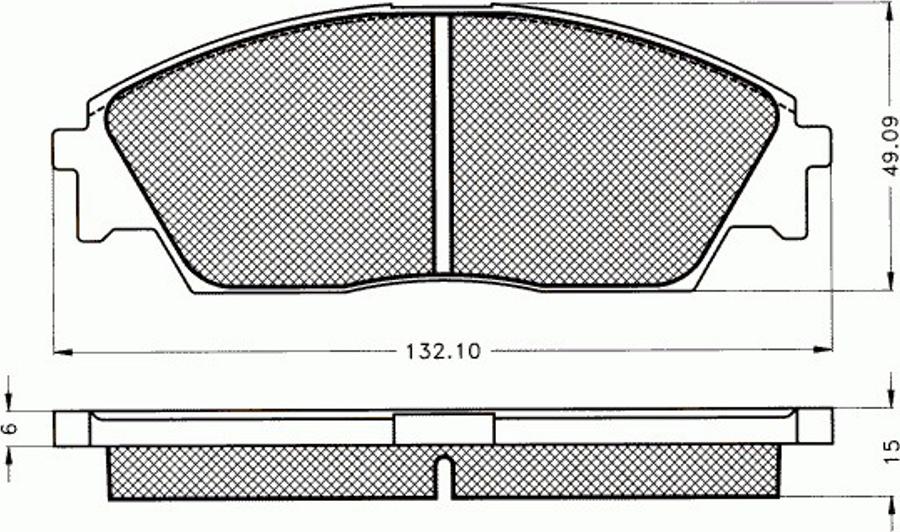 Pex 7.326 - Kit pastiglie freno, Freno a disco autozon.pro