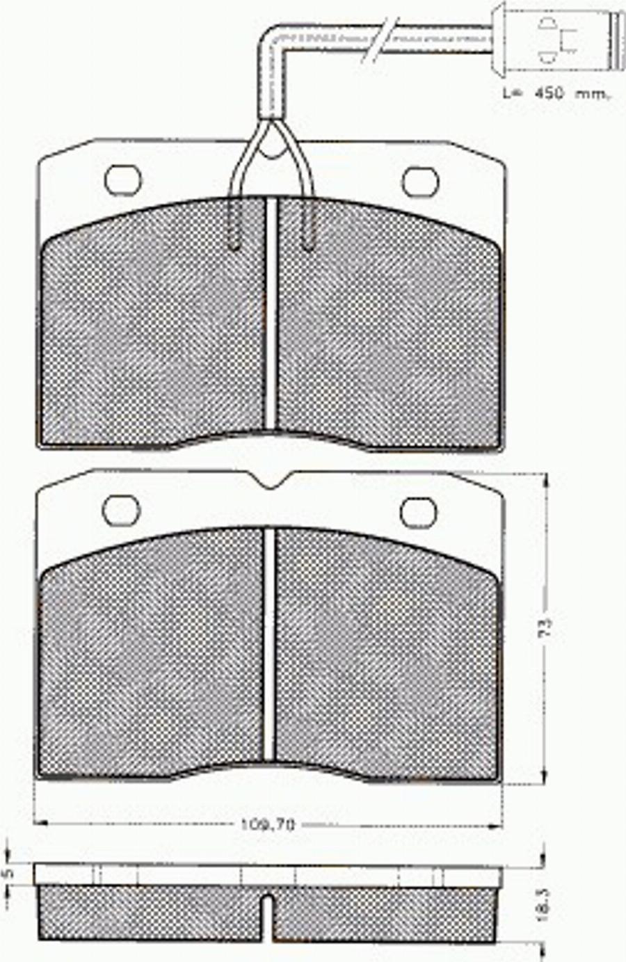 Pex 7.322 - Kit pastiglie freno, Freno a disco autozon.pro