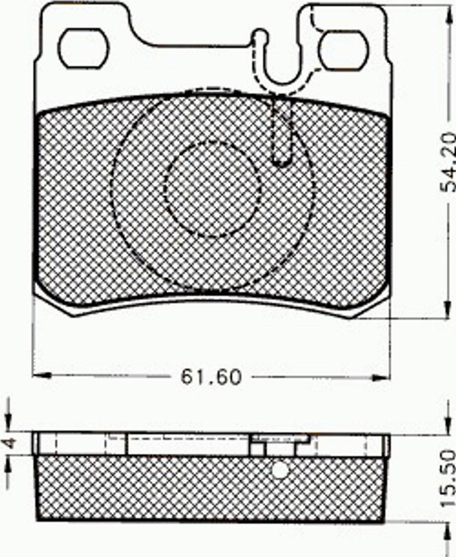 Pex 7378 - Kit pastiglie freno, Freno a disco autozon.pro