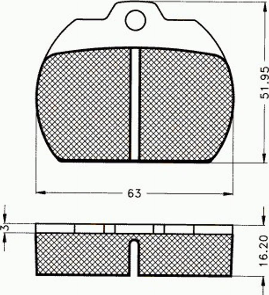 Pex 7.297 - Kit pastiglie freno, Freno a disco autozon.pro