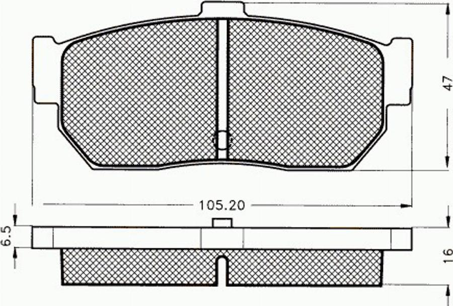 Pex 7243 - Kit pastiglie freno, Freno a disco autozon.pro