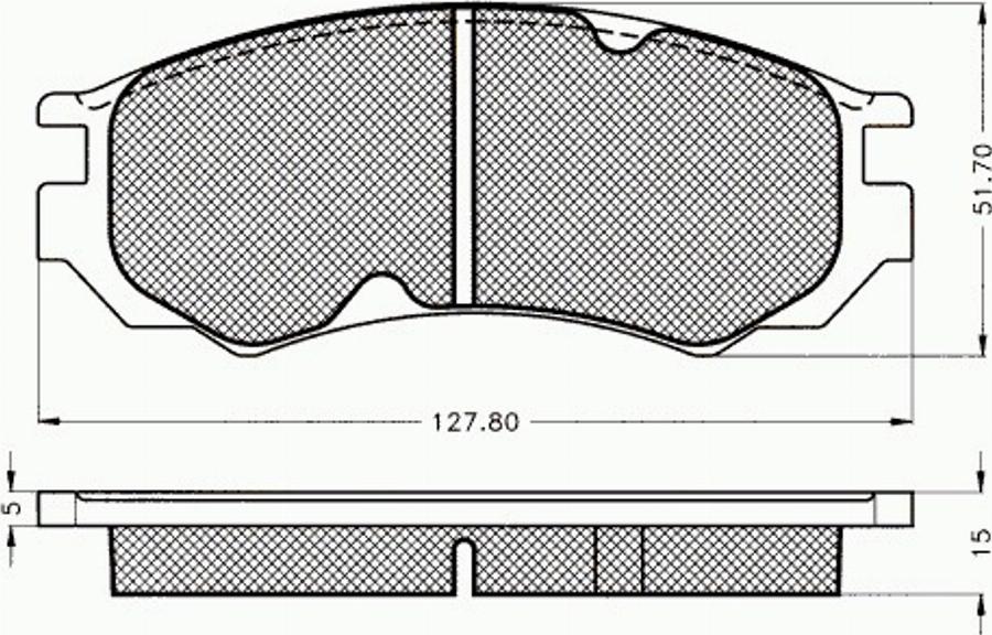 Pex 7242 - Kit pastiglie freno, Freno a disco autozon.pro