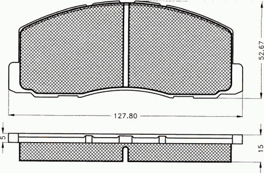 Pex 7269 - Kit pastiglie freno, Freno a disco autozon.pro