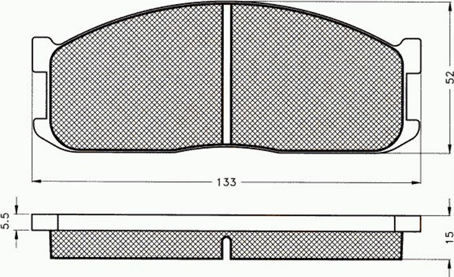 Pex 7268 - Kit pastiglie freno, Freno a disco autozon.pro