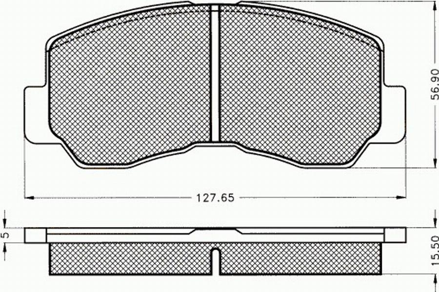 Pex 7267 - Kit pastiglie freno, Freno a disco autozon.pro