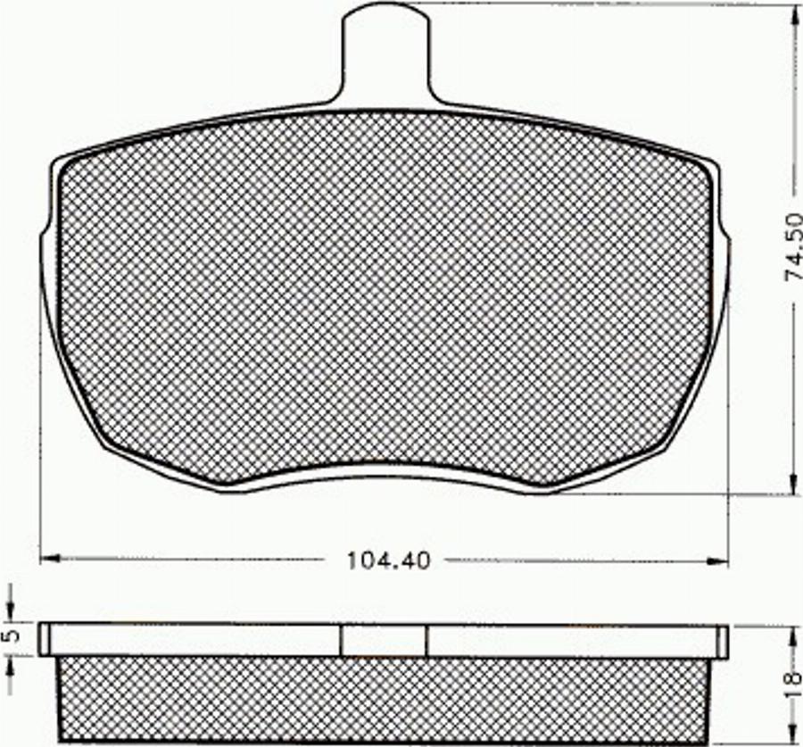 Pex 7281 - Kit pastiglie freno, Freno a disco autozon.pro