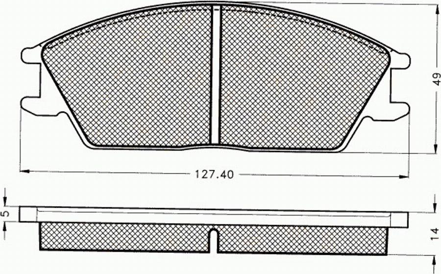 Pex 7.274 - Kit pastiglie freno, Freno a disco autozon.pro