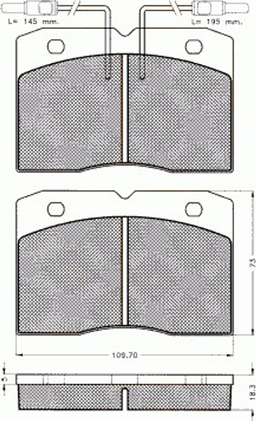 Pex 7271 - Kit pastiglie freno, Freno a disco autozon.pro