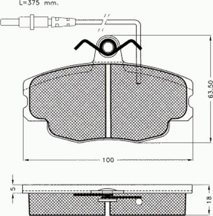 Pex 7273 - Kit pastiglie freno, Freno a disco autozon.pro