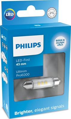 PHILIPS 11866CU60X1 - Lampadina, Luce abitacolo autozon.pro