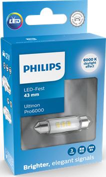 PHILIPS 11866CU60X1 - Lampadina, Luce abitacolo autozon.pro