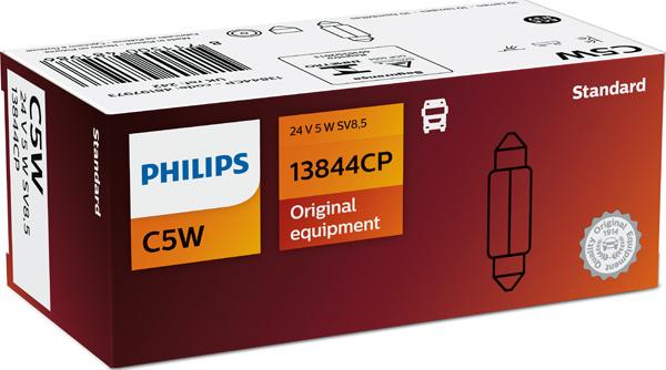 PHILIPS 13844CP - Lampadina, Luce targa autozon.pro