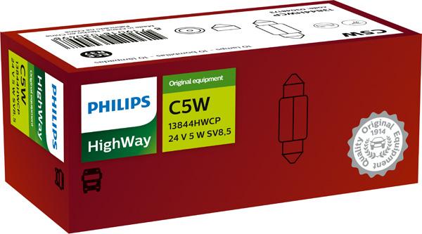 PHILIPS 13844HWCP - Lampadina, Luce targa autozon.pro