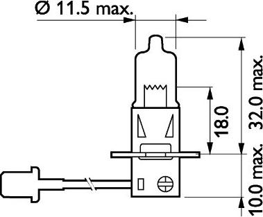 PHILIPS 13336MDB1 - Lampadina, Faro di profondità autozon.pro