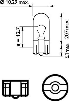 PHILIPS 12961LLECOB2 - Lampadina, Indicatore direzione autozon.pro