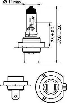 PHILIPS 12972CVPBS2 - Lampadina, Luce guida diurna autozon.pro