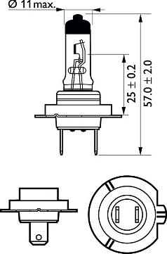 PHILIPS 12972CTVBW - Lampadina, Faro di profondità autozon.pro