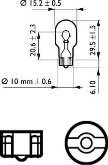 PHILIPS 12067B2 - Lampadina, Indicatore direzione autozon.pro