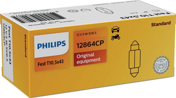 PHILIPS 12864CP - Lampadina, Luce targa autozon.pro