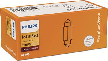 PHILIPS 12866CP - Lampadina, Luce targa autozon.pro