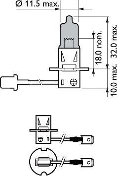 PHILIPS 12336WVUB1 - Lampadina, Faro di profondità autozon.pro