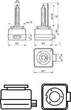 PHILIPS 85415XV2S2 - Lampadina, Faro principale autozon.pro